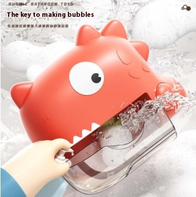 Baby Bath Toys Bubble Music Machine Kids dealsniper-net Red Dinosaur