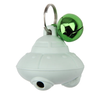 Cat Self-Hi Toy Flying Saucer USB Charging Pets dealsniper-net Green