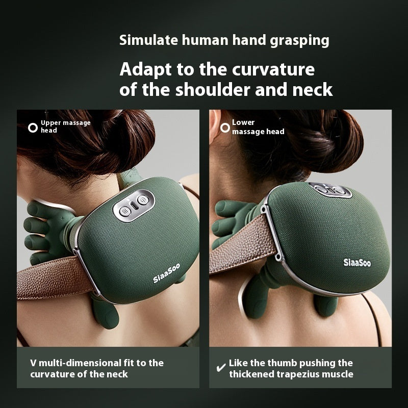 Electric Neck And Shoulder Muscle Massager Relax Pain Relief Health Gym From House