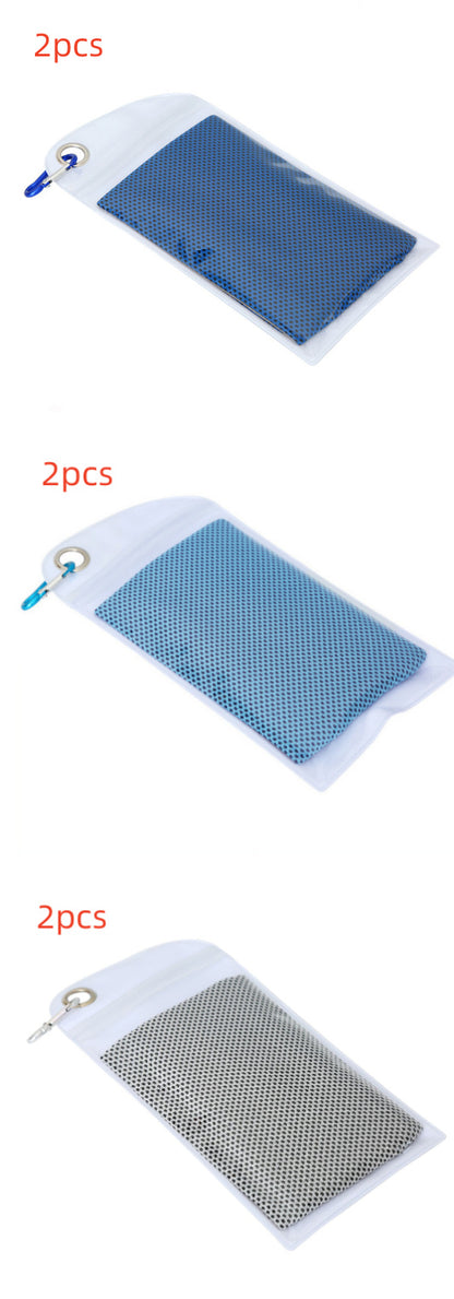Mountaineering Bag Cooling Ice Feeling Cold Feeling Towel Ice-cold Towel Sports DealSniper.net suit Rounded corners 30x90cm