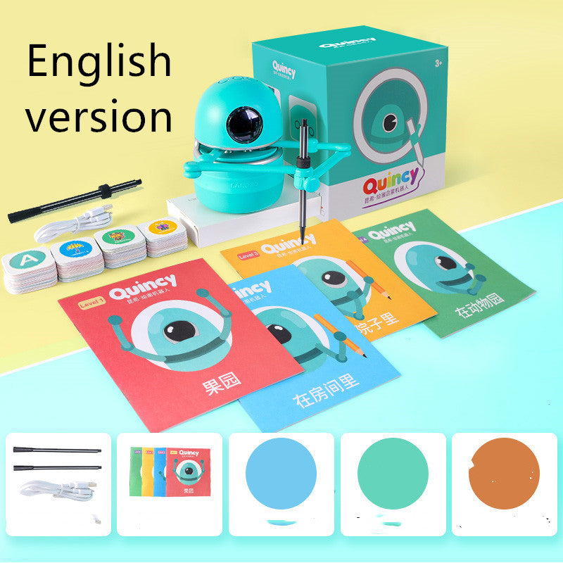 Painting Robot Kindergarten Children Students Electronic dealsniper-net English version USB