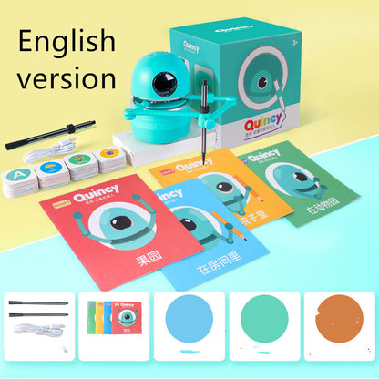 Painting Robot Kindergarten Children Students Electronic dealsniper-net English version USB