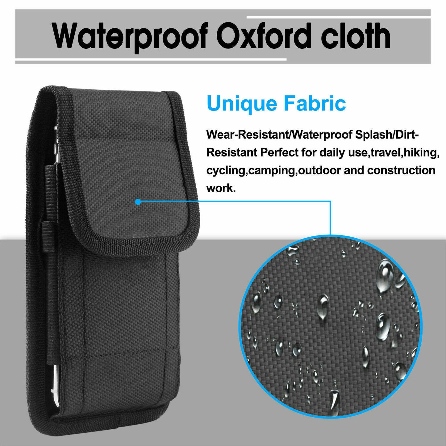 UNIVERSAL Vertical Cell Phone Holster Pouch Belt Case Cover Sleeve Carrying Case Phones DealSniper.net
