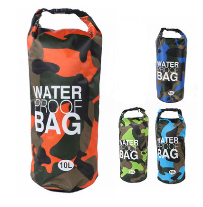Camouflage waterproof bucket bag beach bag waterproof bucket Outdoor DealSniper.net