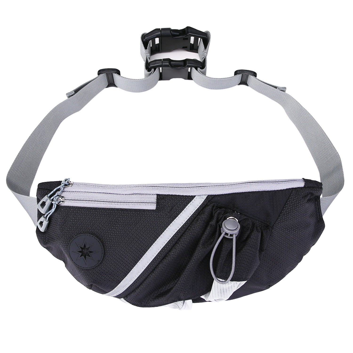 Portable Pet Dog Training Bag Waist Bags Wiht Dog Leash Pet Supplies Pets dealsniper-net Black