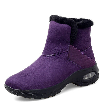 Antiskid plush cotton shoes Women DealSniper.net Purple 35