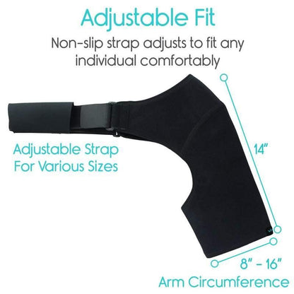 Neoprene Brace Dislocation Injury Arthritis Pain Shoulder Support Health dealsniper-net L×1pc