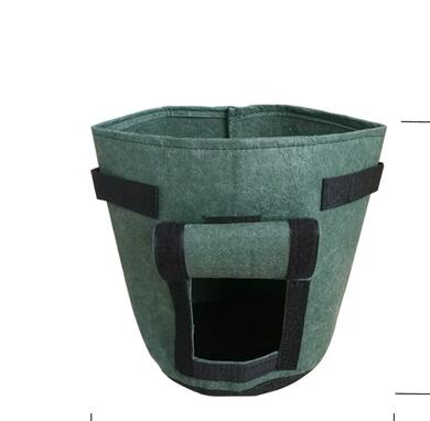 Breathable Potato Tomato Vegetable Plant Growth Bag Garden dealsniper-net Light gray Large