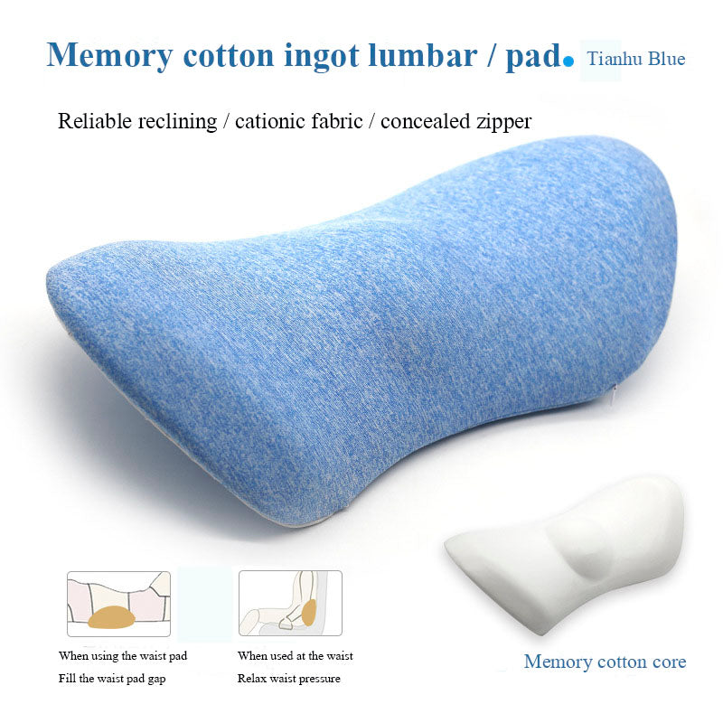 Lumbar Support Pillow For Side Sleepers Pregnancy Relieve Hip Health dealsniper-net Tianhu Blue