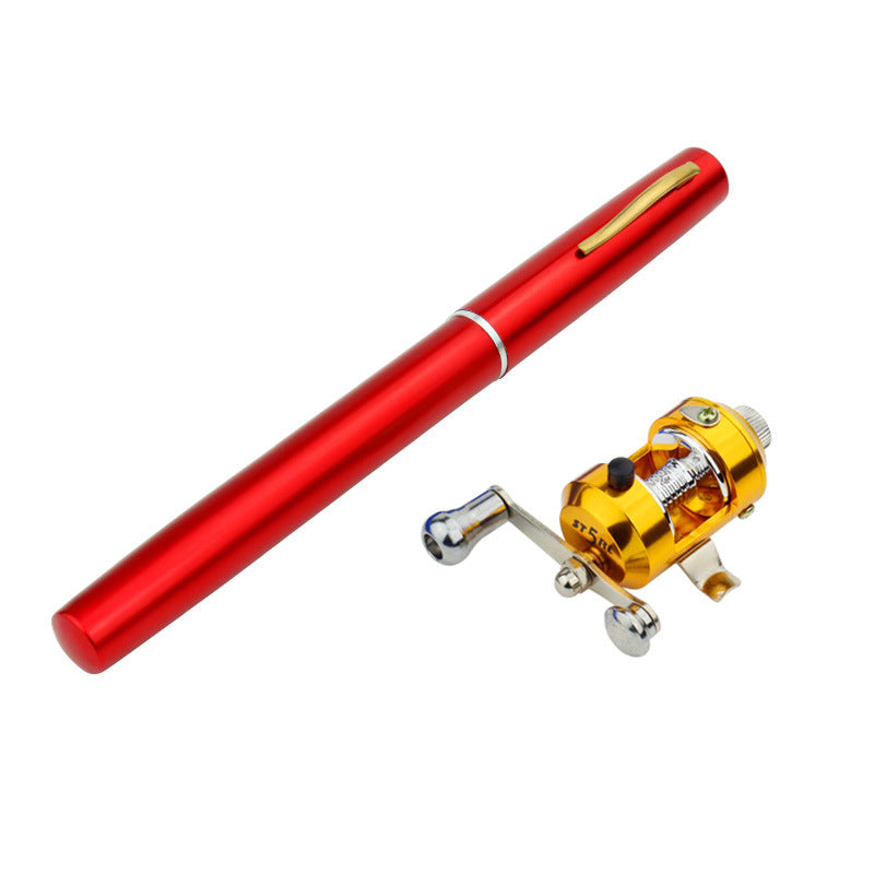 1 meters foreign trade Mini fishing rod, cross border Outdoor dealsniper-net red