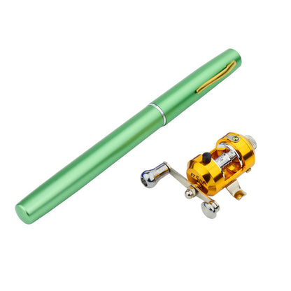 1 meters foreign trade Mini fishing rod, cross border Outdoor dealsniper-net green