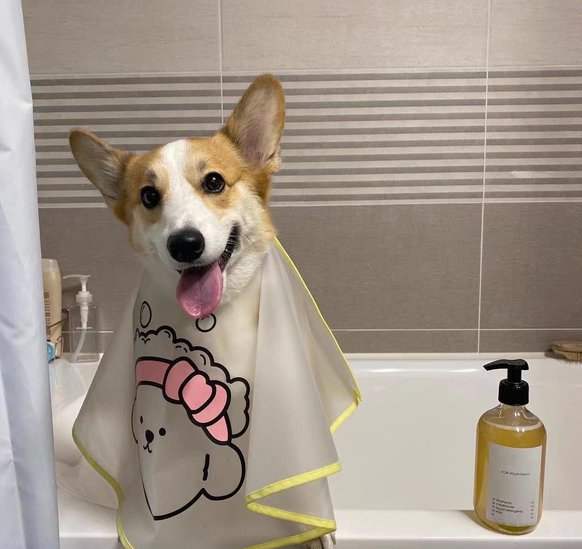 Bath Clean Pet Dog Cat Clean Tear Stains Pets dealsniper-net Yellow M