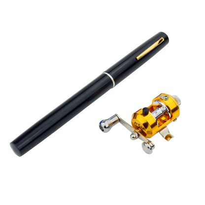 1 meters foreign trade Mini fishing rod, cross border Outdoor dealsniper-net black