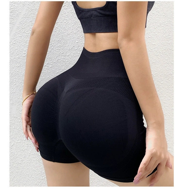 Fitness Yoga Shorts Pants Butt Lifting Seamless Women Gym From House Black S M