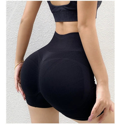 Fitness Yoga Shorts Pants Butt Lifting Seamless Women Gym From House Black S M