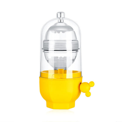 Eggs Mixing Maker Manual Blender Egg Stirring Golden Kitchen dealsniper-net Yellow