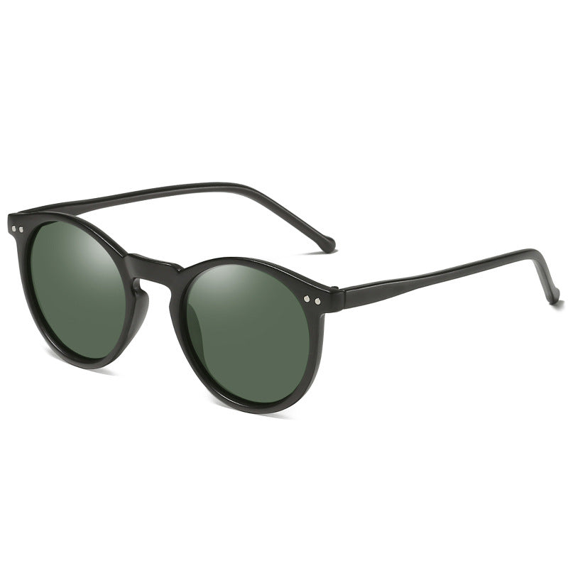 Ladies Polarized Glasses Retro Driving Mirror Women dealsniper-net Dark green