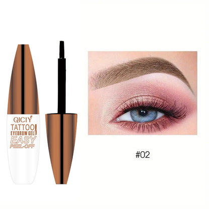 Tattoo Easy Peel Off Eyebrow Gel Cream Types Long-Lasting Beauty Gym From House 05style