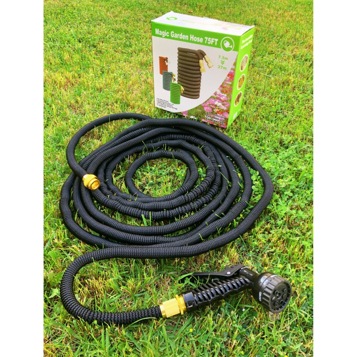 75 FT Flexible Garden Hose Expandable Water Hose Pipe