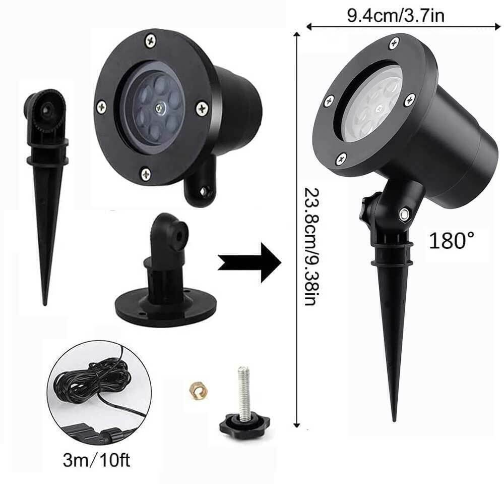 48 Pattern Christmas Projector Laser Light Ai Recorder Gym From House