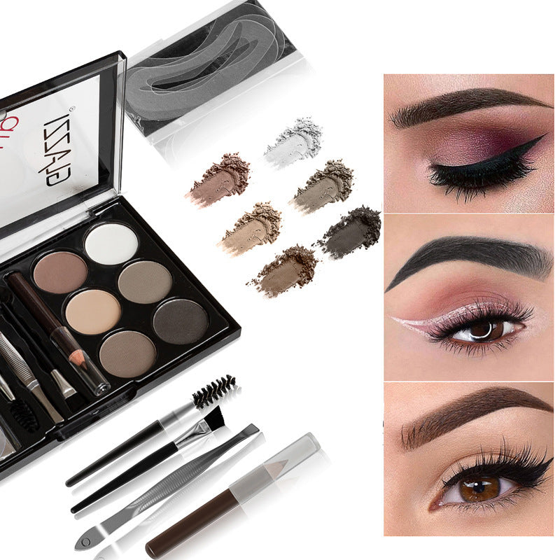Natural Brown Eyebrow Powder Palette Eye Contour Enhancers Beauty DealSniper.net