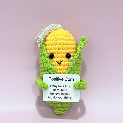 New Cute Positive Energy Pickle Doll Knitting Kids DealSniper.net Corn 1PCS