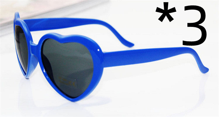 Night Lights Change Love Special Effects Glasses Sunglasses Deals DealSniper.net 3pcs Blue