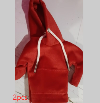 Universal Gear Knob Cover Hoodies Handle Cover Gear Grip Vehicle DealSniper.net Red 12cm 2PCS