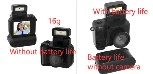 Portable Small Retro Entry Travel Camera Electronics DealSniper.net Black Set2 Set1