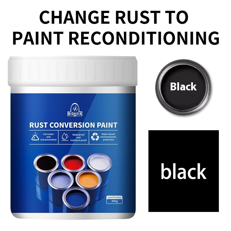 Water-based Anti-rust Metal Conversion Paint Tools DealSniper.net Black 1KG