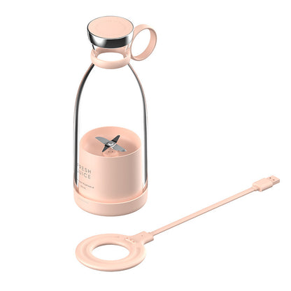 Original Genuine Goods USB Magnetic Charging Mini Juicing Cup Kitchen Gym From House Magnetic Pink