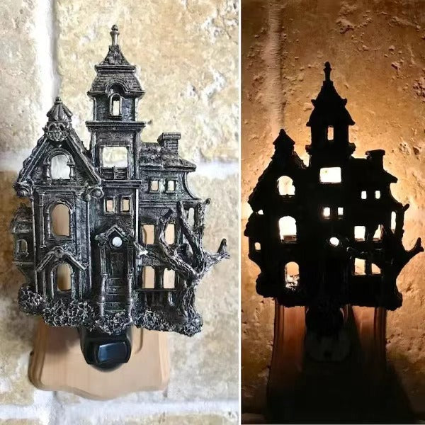 Funny Haunted Mansion Nightlight Funny Haunted House Night Light Home Decor Gym From House Castle UK plug