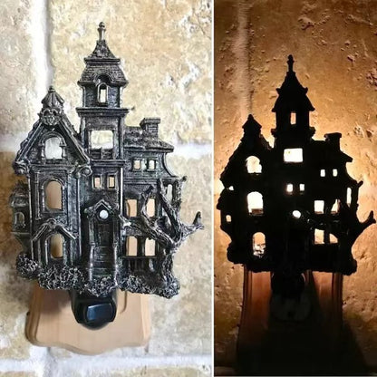 Funny Haunted Mansion Nightlight Funny Haunted House Night Light Home Decor Gym From House Castle UK plug