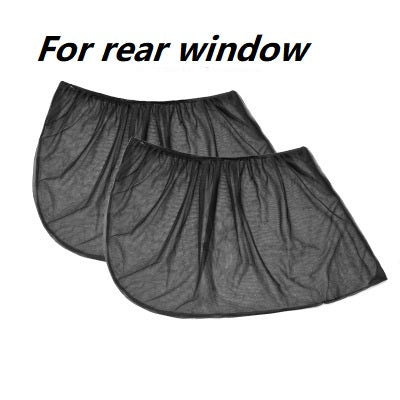 Car Front&Rear Side Curtain Sun Visor Shade Mesh Cover Insulation Vehicle dealsniper-net 2pc Rear window