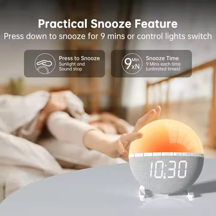 Custom Gift Best Design Kids Alarm Clock Night Light