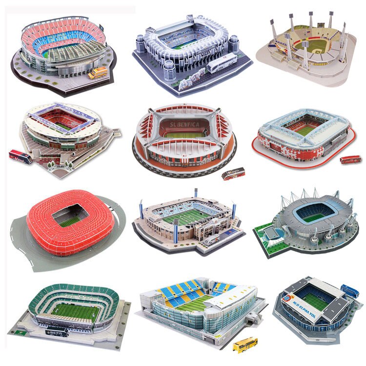 Classic Jigsaw DIY 3D Puzzle World Football Stadium