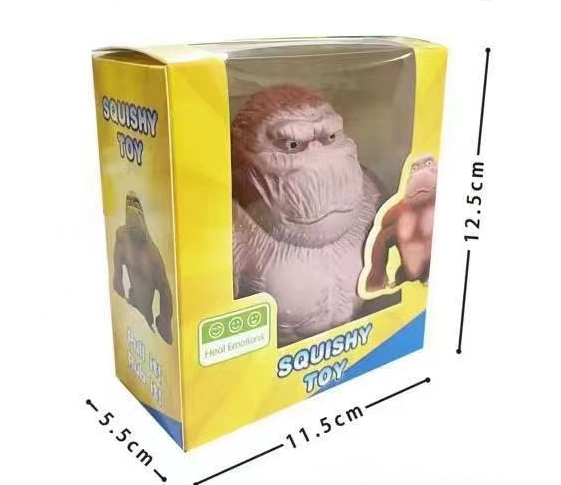 Latex Orangutan Action Children's Toy High Elasticity Deals DealSniper.net Red11.5x12.5x5cm