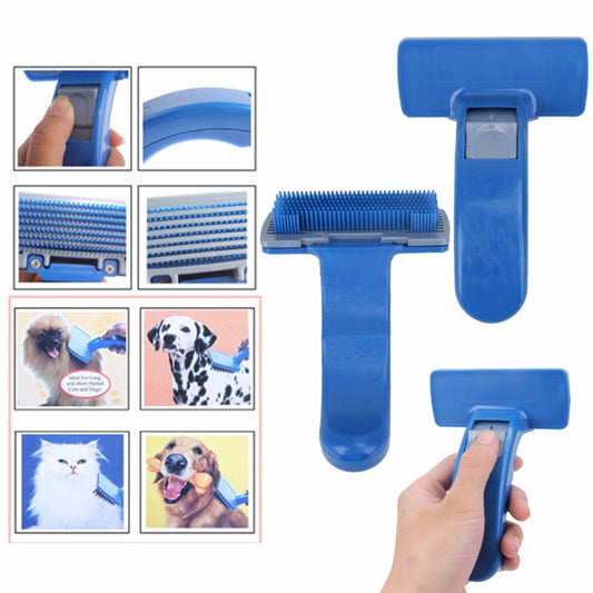 Pet Brush Comb Self Cleaning Combs Hair Trimmer Pets Gym From House