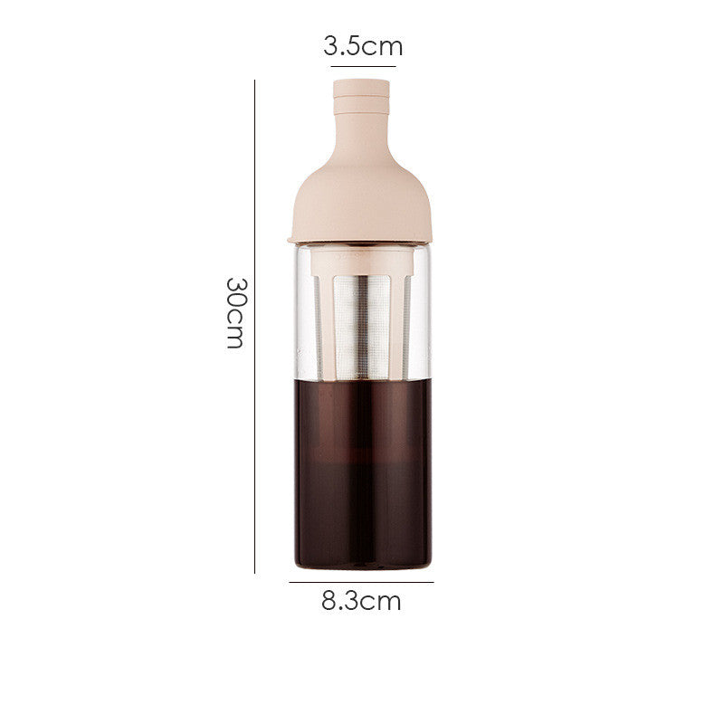 Glass Coffee Pot Mocha Cold Brew Cafetera Filter Home dealsniper-net A