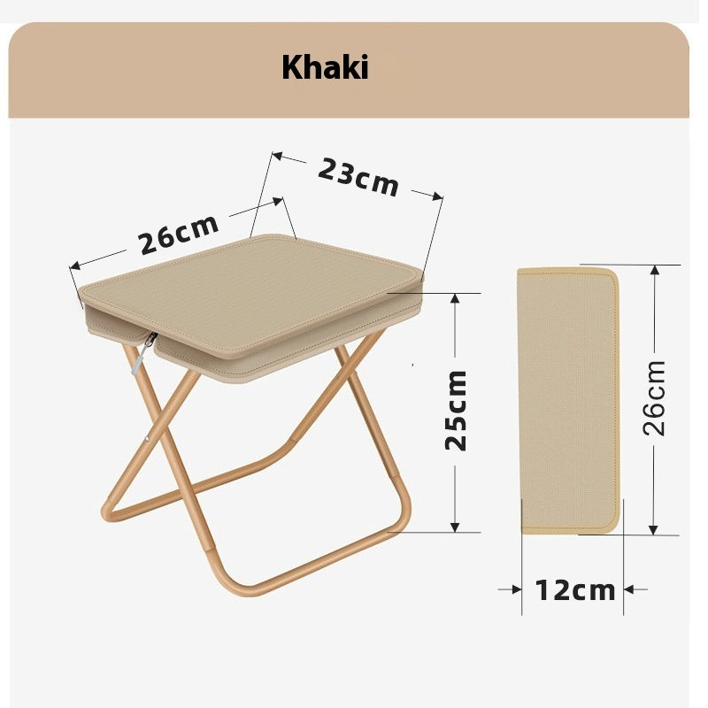 Camping Portable Pencil Bag Folding Stool Outdoor DealSniper.net