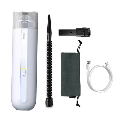 Car Vacuum Cleaner Wireless 5000Pa Handheld Mini Vaccum Vehicle dealsniper-net White 1