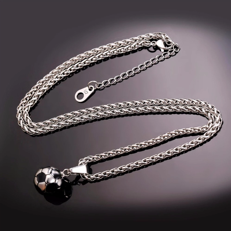 Stainless Steel World Cup Jewelry Pendant Jewelry dealsniper-net