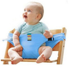 Baby Portable Baby Dining Chair Seat Fixing Belt Kids DealSniper.net Blue