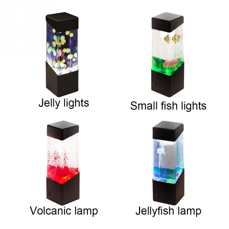 Colorful LED jellyfish night light Home Decor dealsniper-net