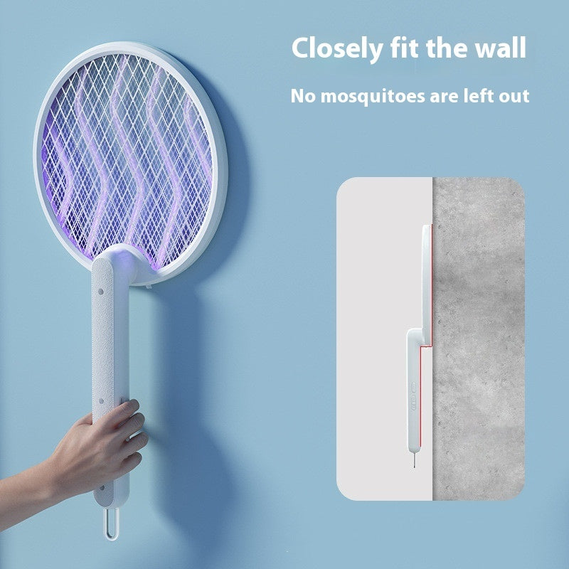 Folding Electric Mosquito Swatter USB Rechargeable Swatter