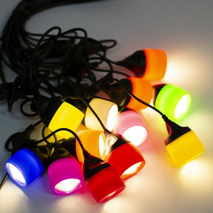 41FT LED Outdoor Fairy String Light Hanging Bulb Waterproof Garden Decor Plug In Home DealSniper.net