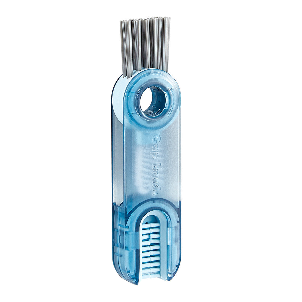 3 In 1 Tiny Bottle Cup Cover Brush Straw Cleaner Tools Multi-Functional Kitchen dealsniper-net Blue 1PC