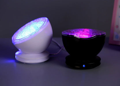 Ocean Wave Projector LED Night Light Remote Control Gadgets dealsniper-net