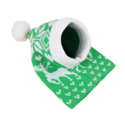 Christmas New Atmosphere Love Snowflake Elk Printing Pets Gym From House