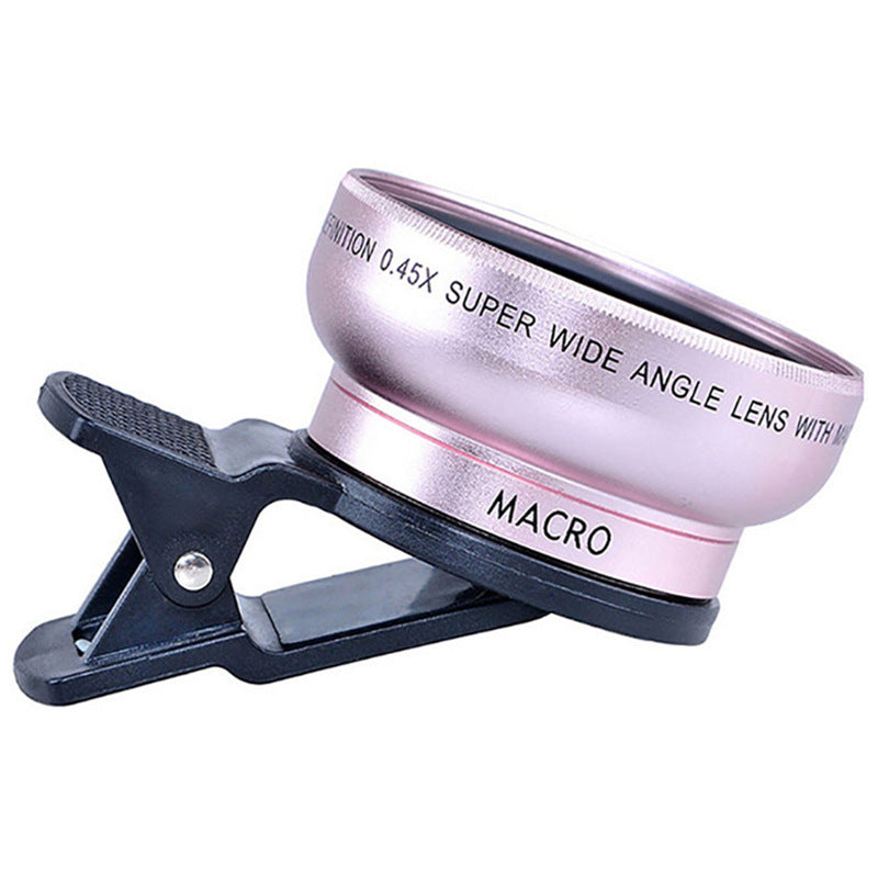 Mobile phone lens photography camera universal HD Combo Gadgets Gym From House Rose Gold